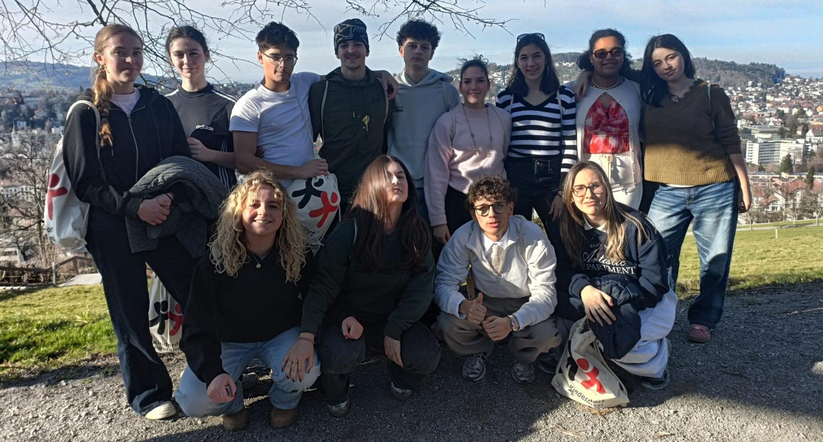 Photo des participants au voyage à Trogen